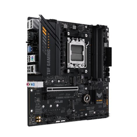 Asus | TUF GAMING A620M-PLUS | Processor family AMD | Processor socket AM5 | DDR5 DIMM | Memory slots 4 | Supported hard disk dr - 2